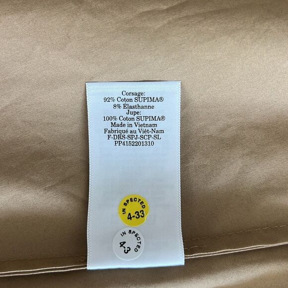 NWOT Everlane The Supima® Jersey Riviera Dress in Tiger’s Eye Size XS - Picture 7 of 13